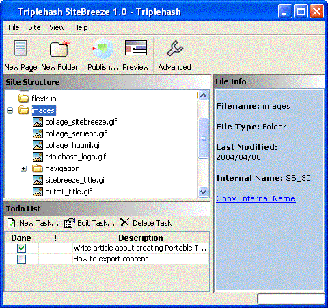 SiteBreeze Screenshot